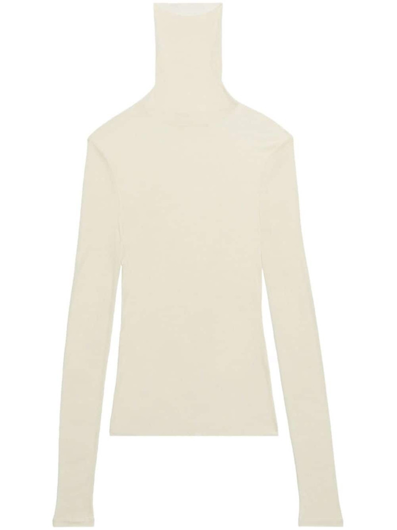 ribbed roll-neck top 1