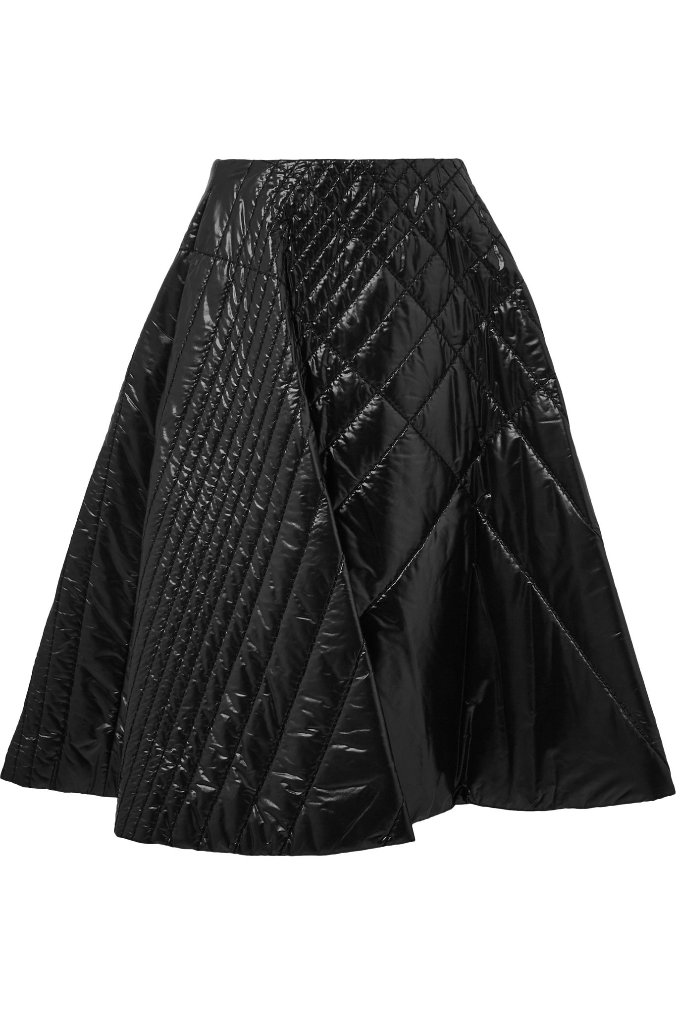 + 6 Noir Kei Ninomiya quilted shell midi skirt - 1