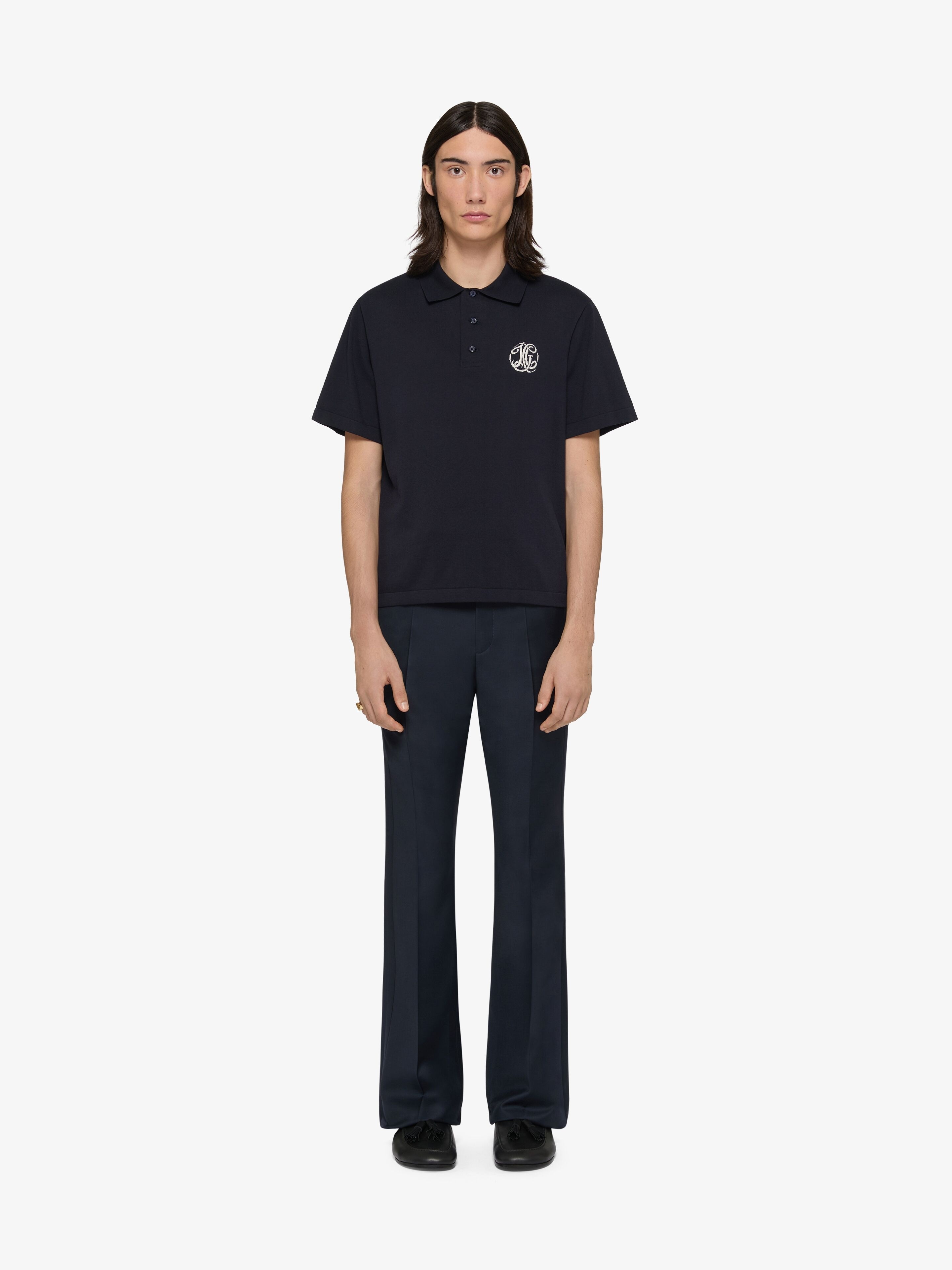 POLO IN KNIT WITH HG JACQUARD - 2