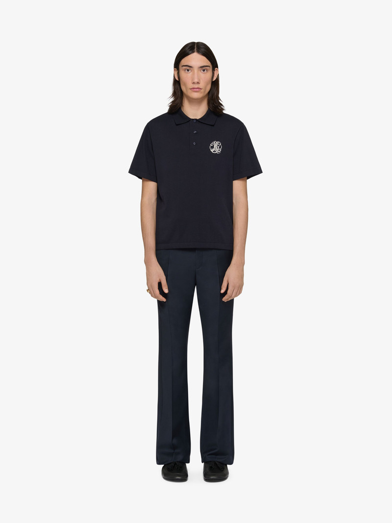 Givenchy POLO IN KNIT WITH HG JACQUARD outlook