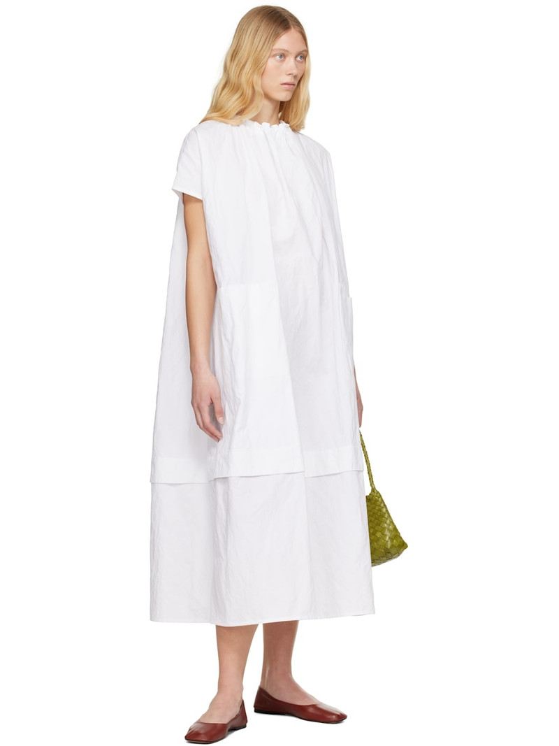 Toogood White 'The Poet' Midi Dress outlook