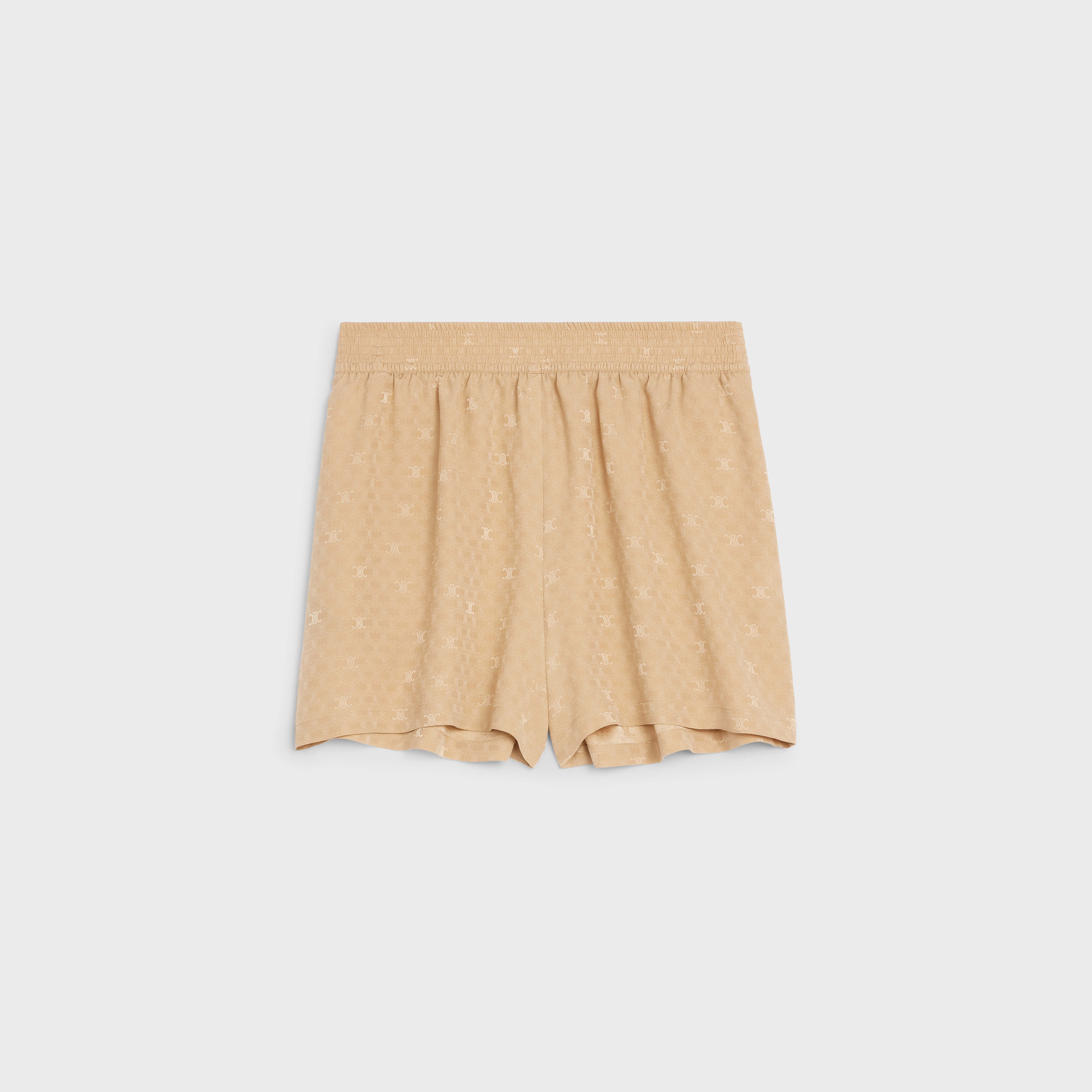 SHORTS IN SHINY MATTE SILK - 1