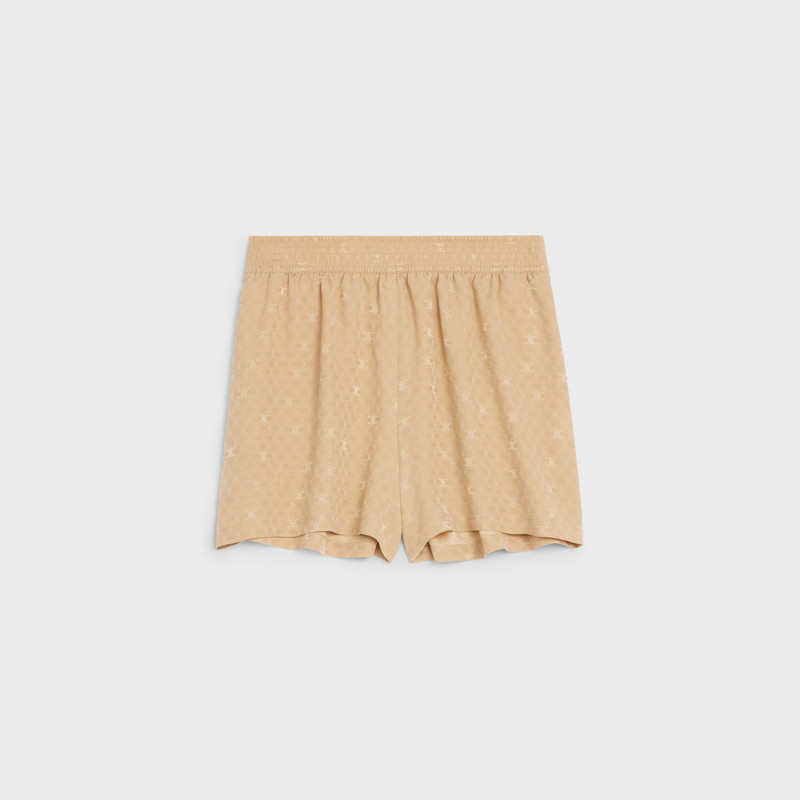 SHORTS IN SHINY MATTE SILK 1
