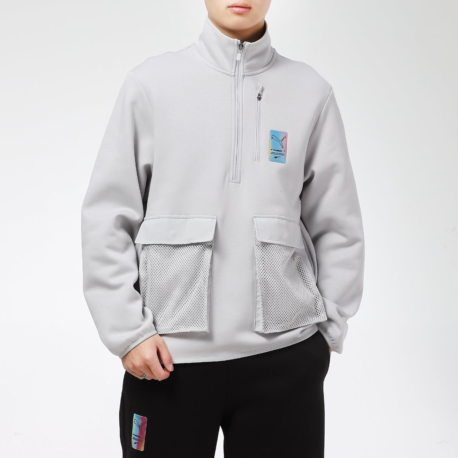 PUMA Sports Jacket 'Grey Yellow' 531449-09 - 5