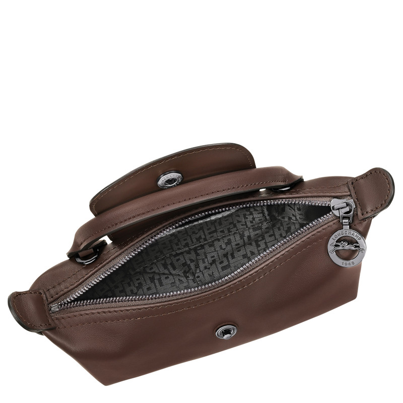 Longchamp Le Pliage Xtra XS Pouch Mocha - Leather outlook