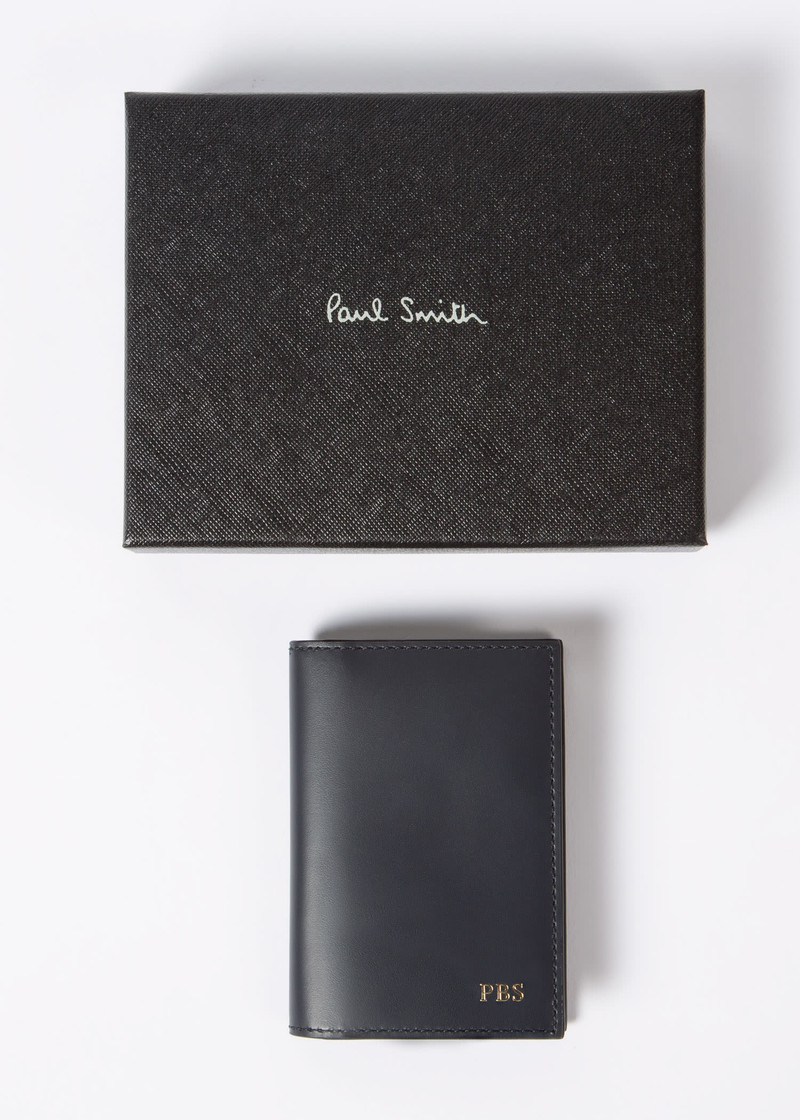 Paul Smith Leather Monogrammed Credit Card Wallet outlook