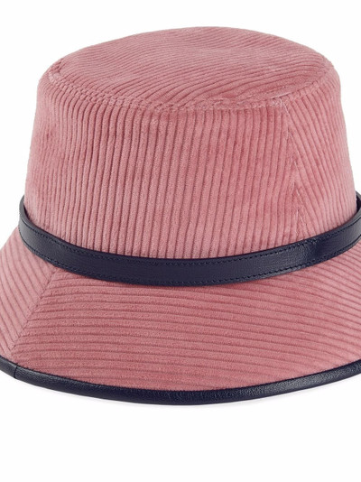 GUCCI Horsebit-detail wide-brim hat outlook