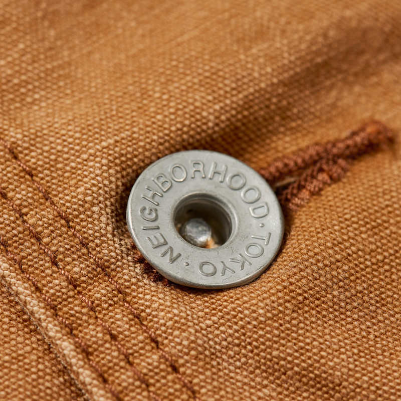 PALACE NEIGHBORHOOD DUCK VEST BROWN 4