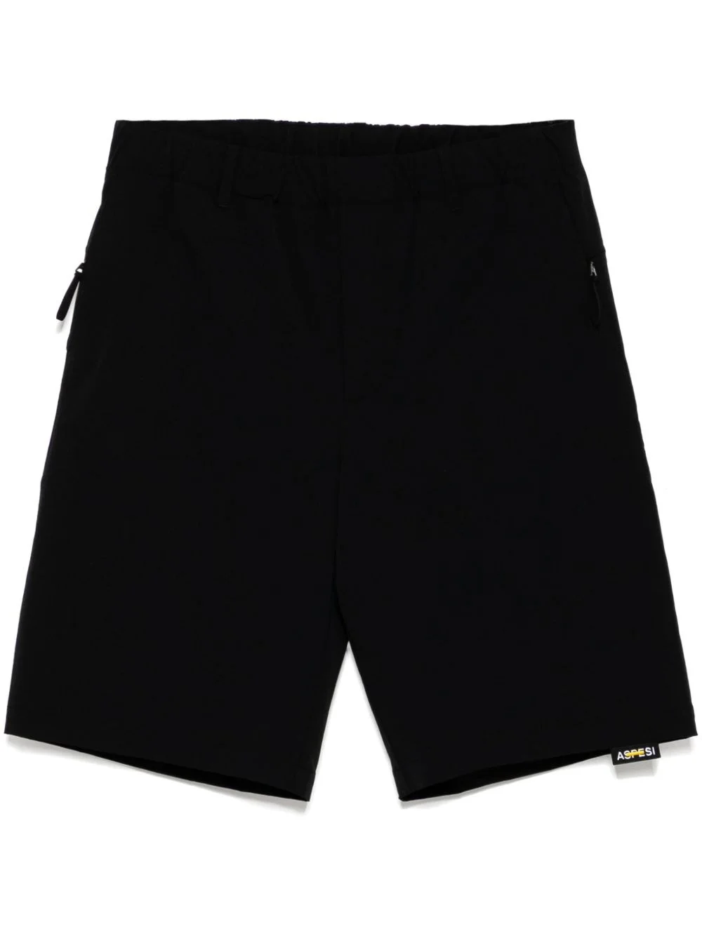 Linen garment dyed shorts - 1