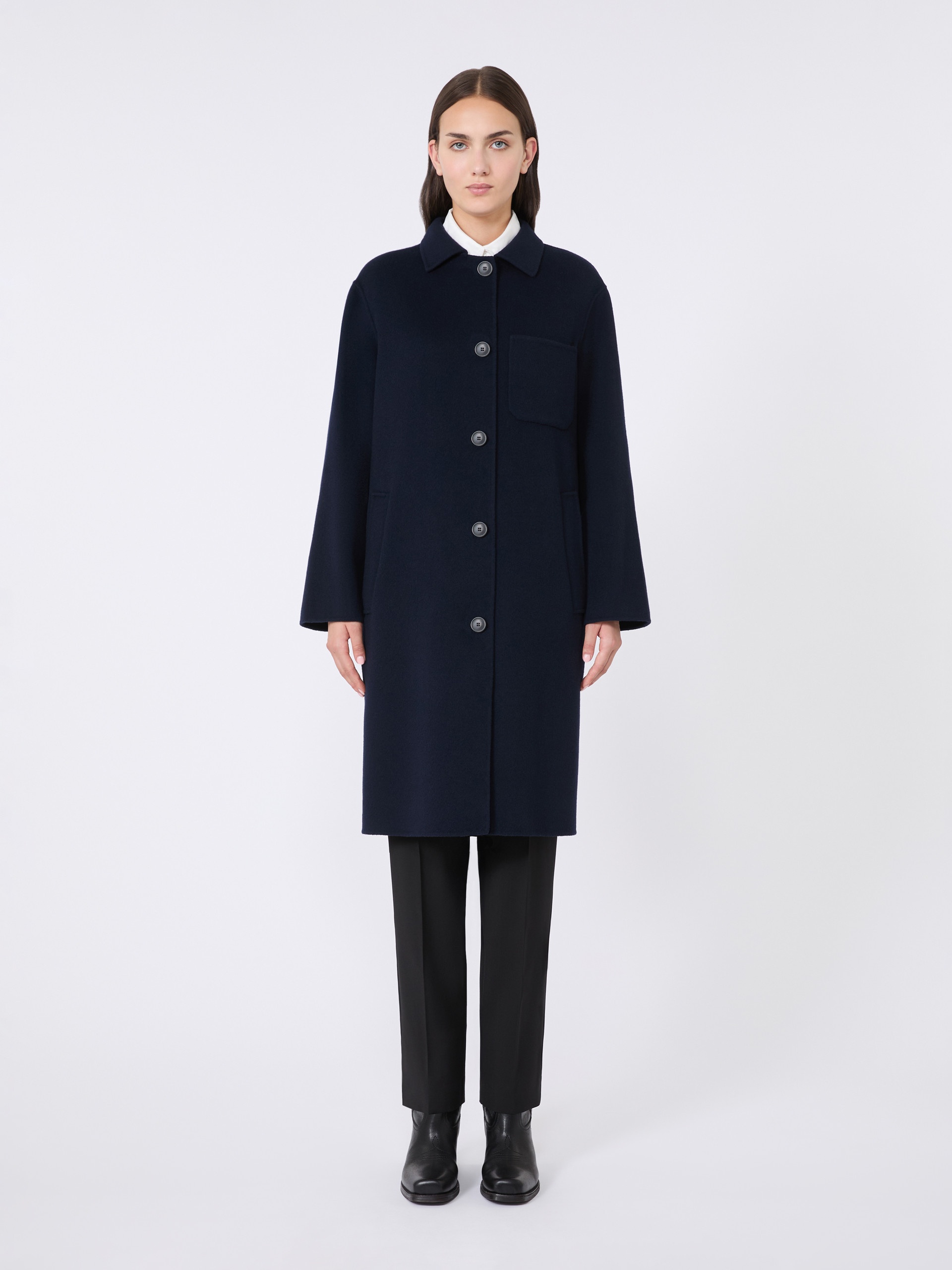 ZENONE Single-breasted wool coat - 3
