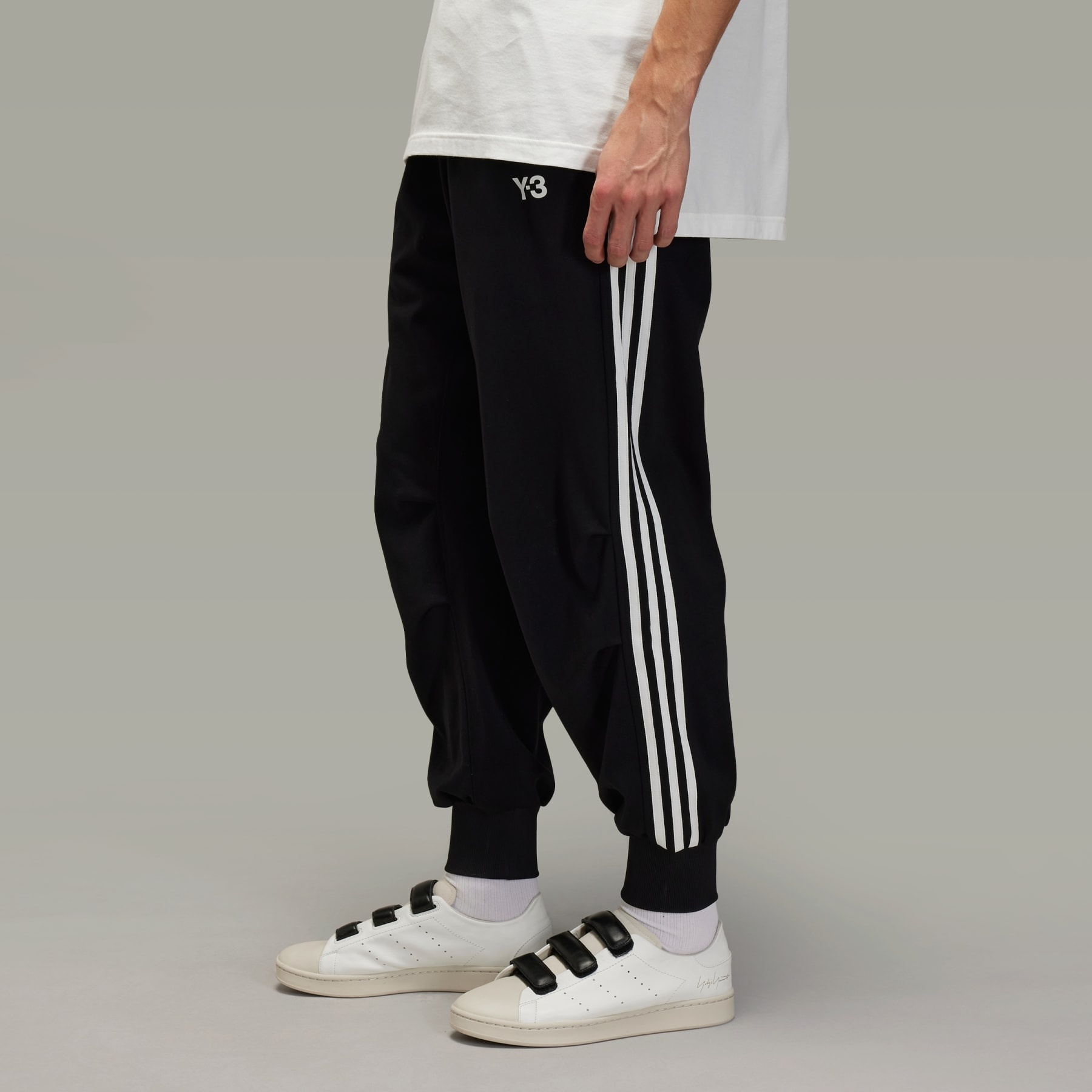 Y-3 3-Stripes Cuffed Track Pants - 4
