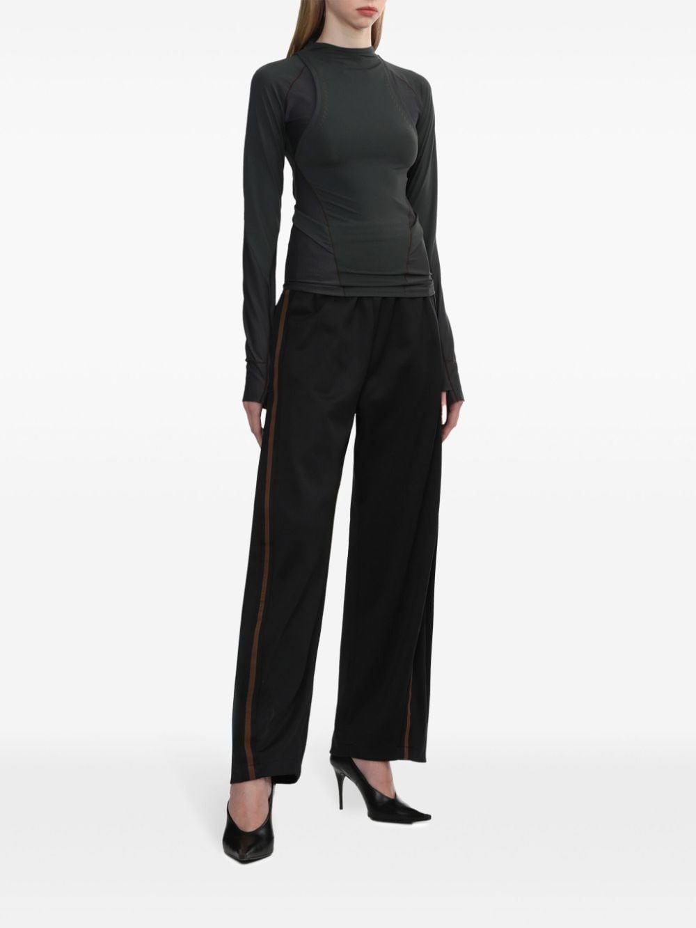 stretch-design track top - 2
