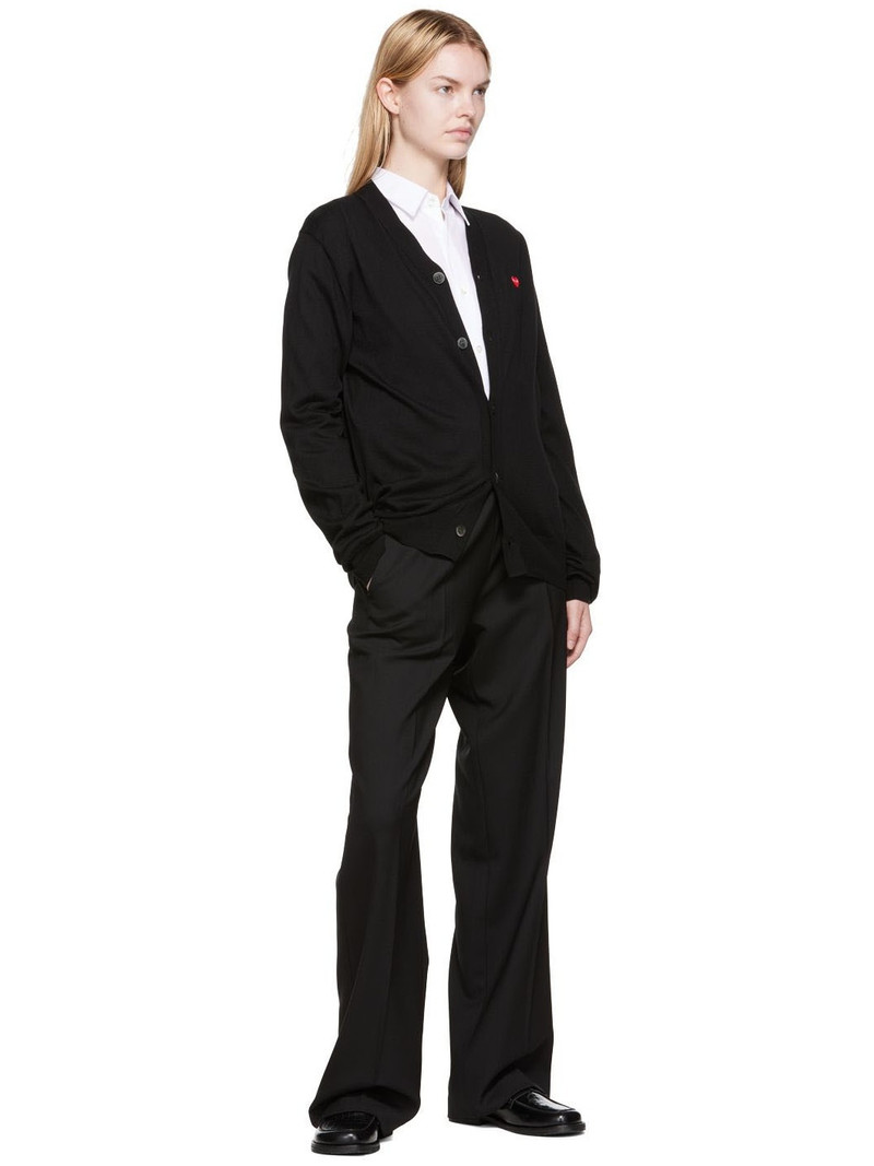 Comme des Garçons PLAY White & Red Heart Patch Shirt outlook