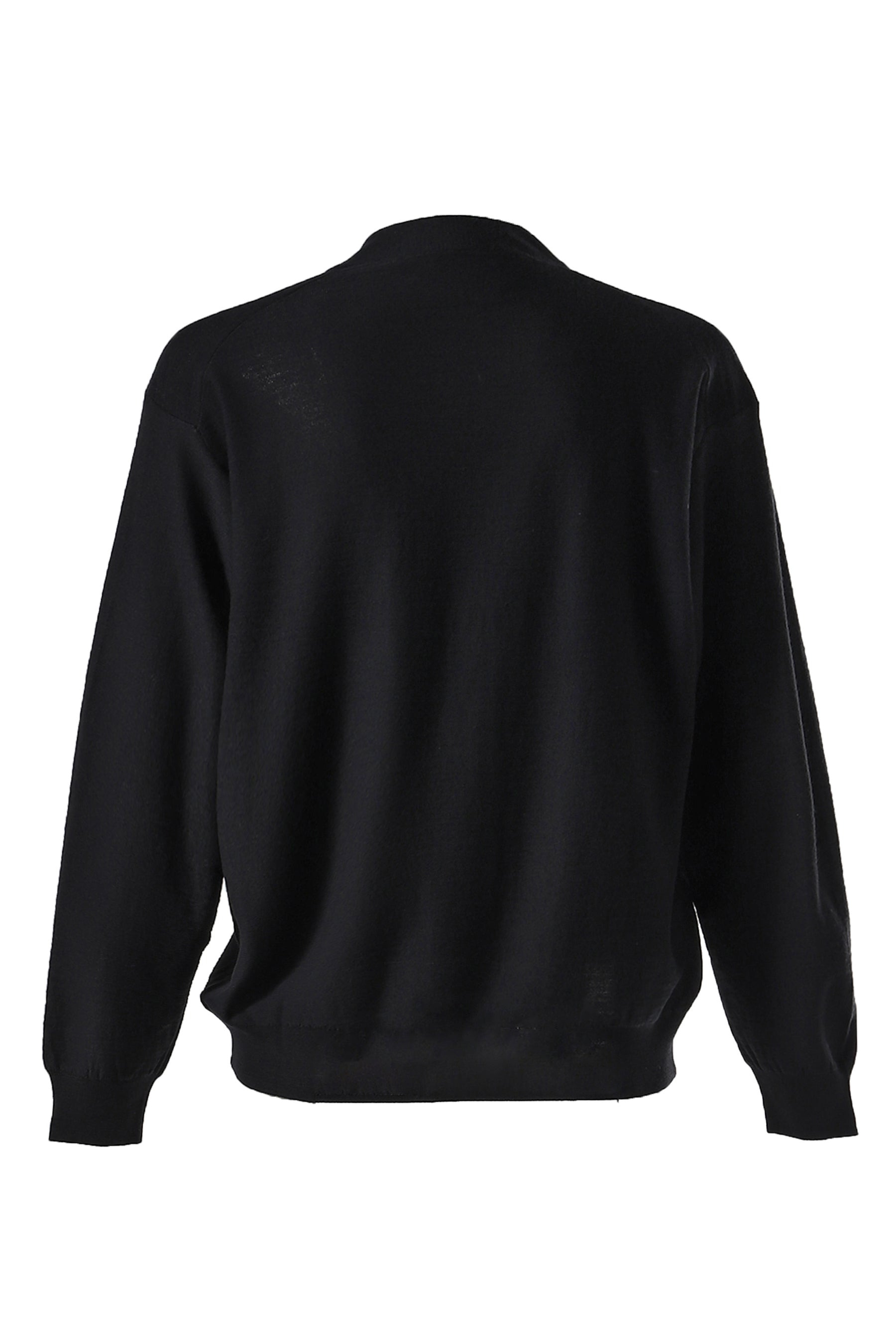 RELAXED TWISTED CARDIGAN / BLK - 6