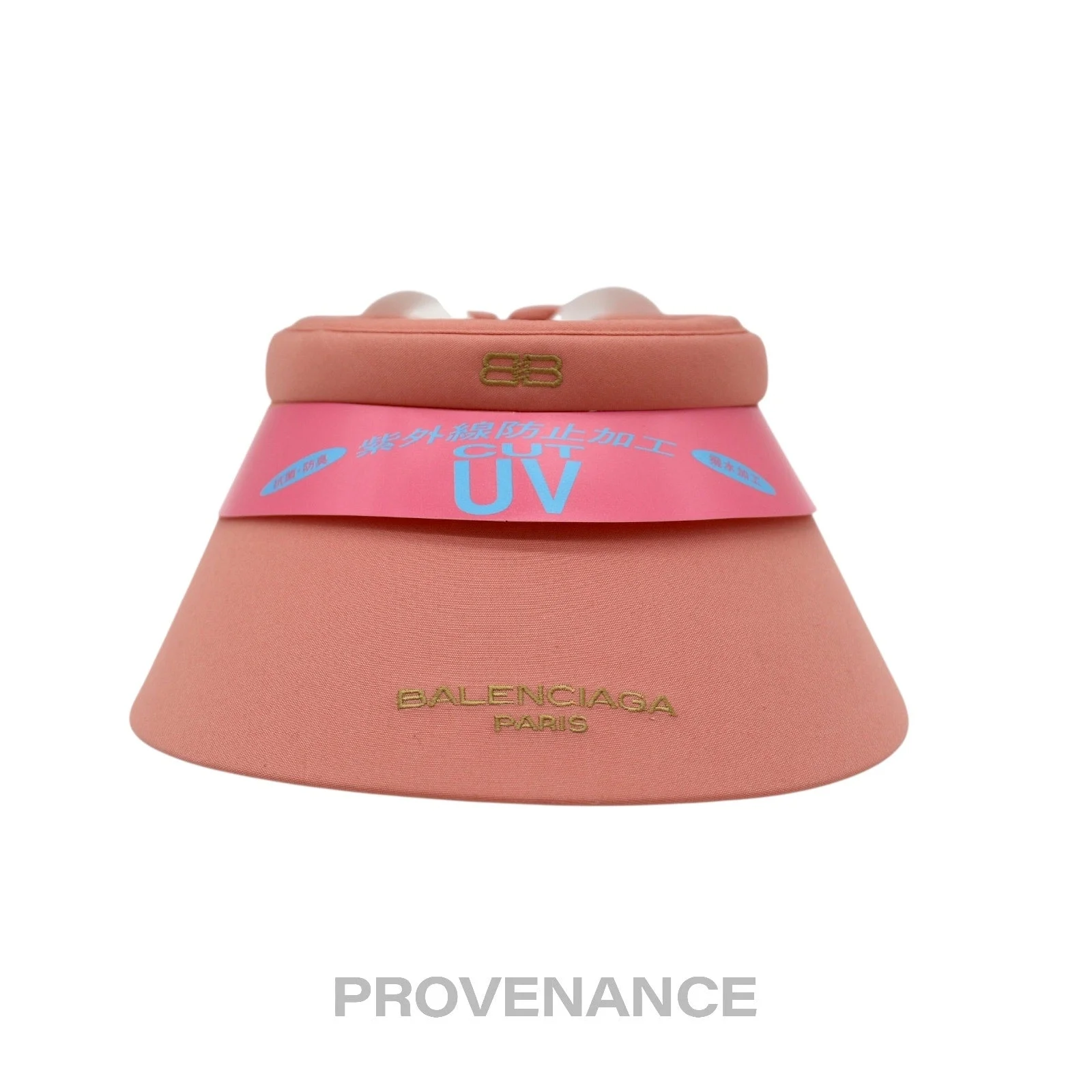 Balenciaga BB Logo Visor - Powder Pink - 1