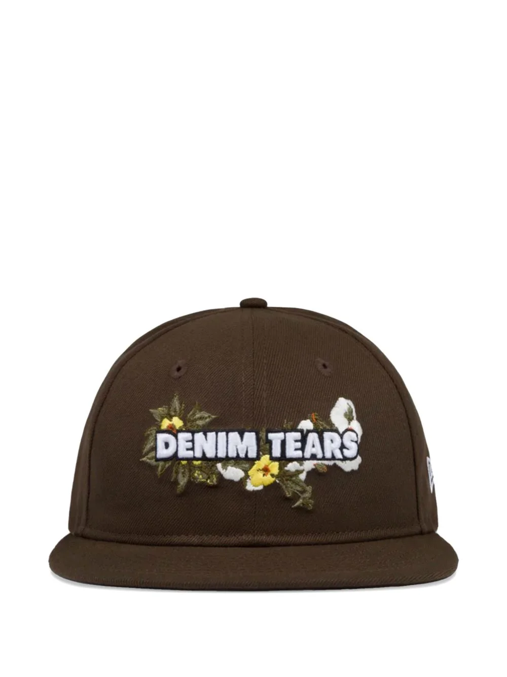 floral logo adjustable cap - 1