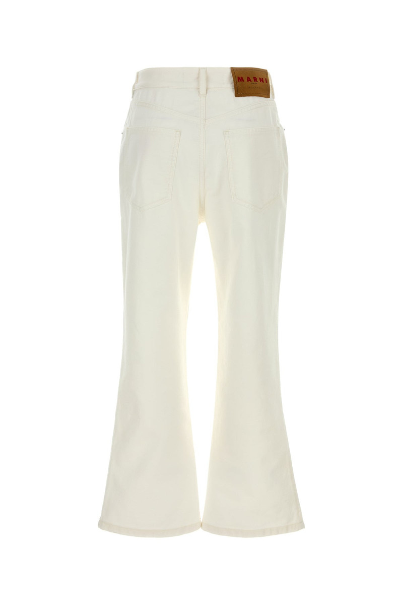 Marni White denim jeans outlook