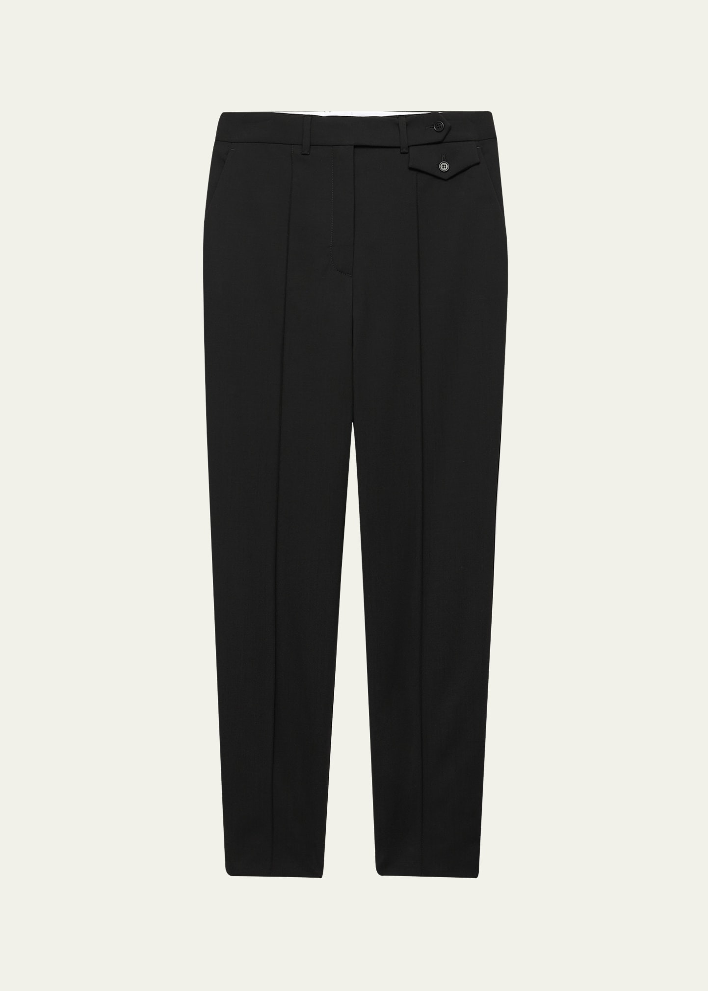 Superfine Wool Tailored Pants - 1