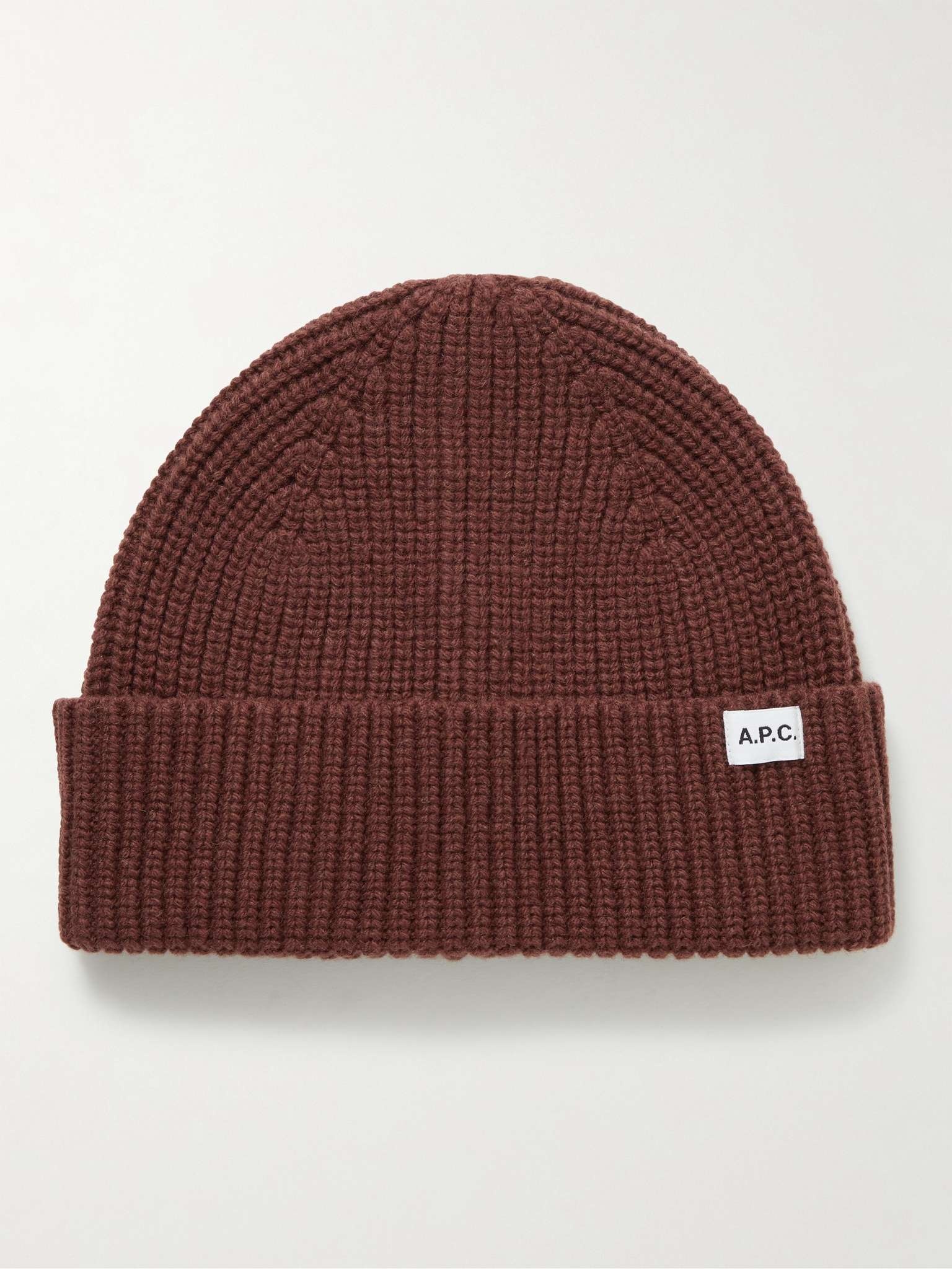 Ribbed Wool and Cashmere-Blend Beanie - 1