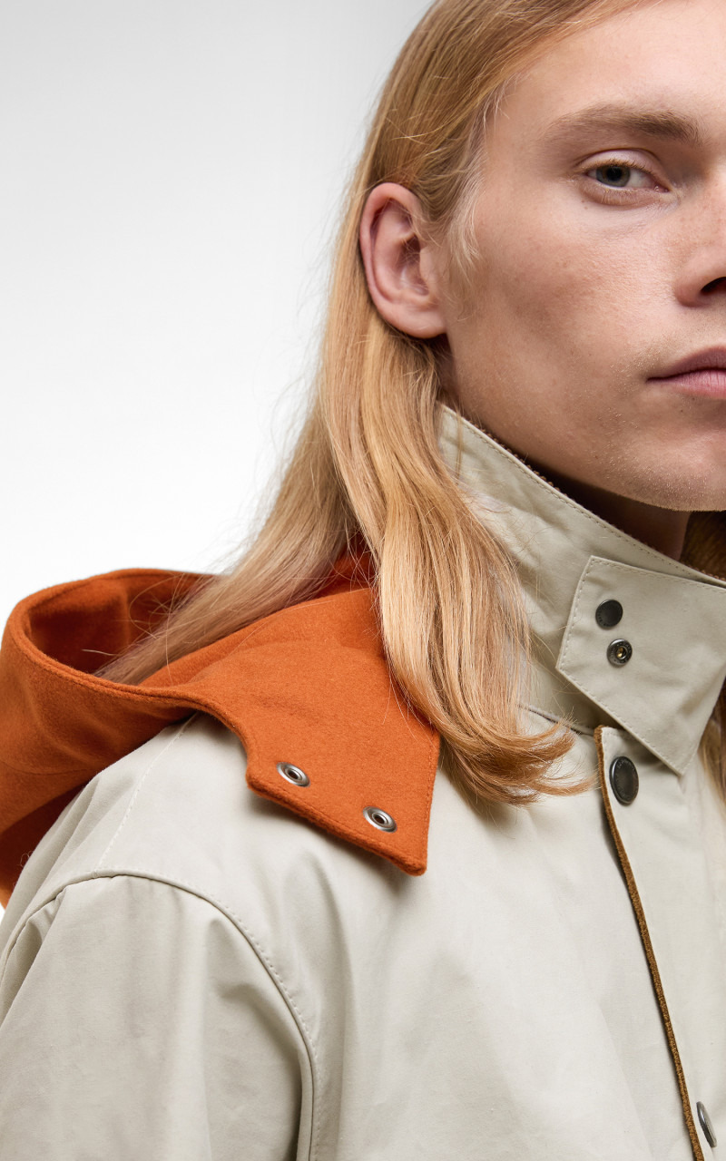 X KAPTAIN SUNSHINE BEDALE FIELD COAT CLAY - 7