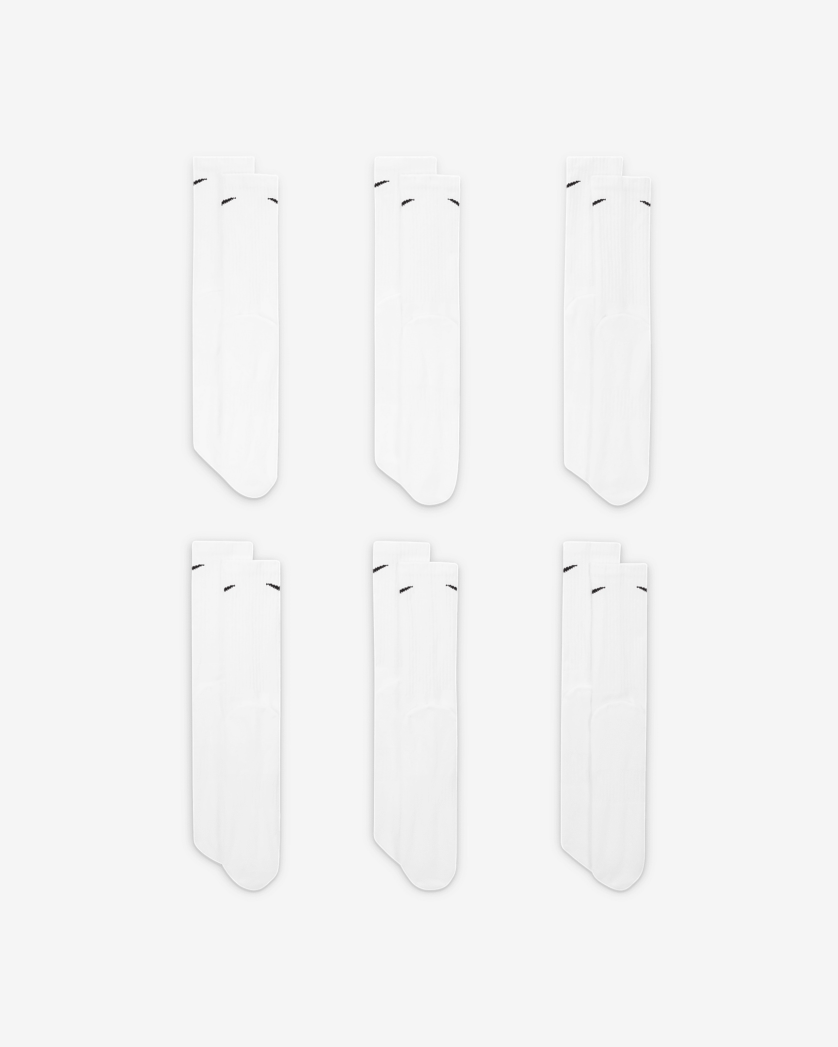 Nike Everyday Cushioned Training Crew Socks (6 Pairs) - 3