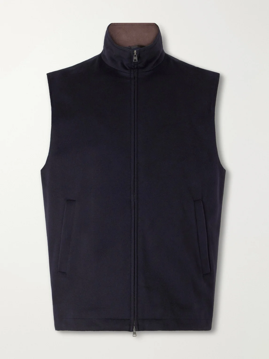 Wool and Cashmere-Blend Vest - 1