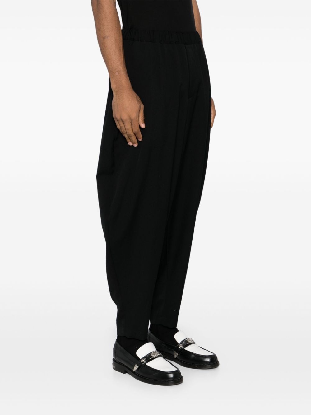 elasticated waist balloon trousers - 4