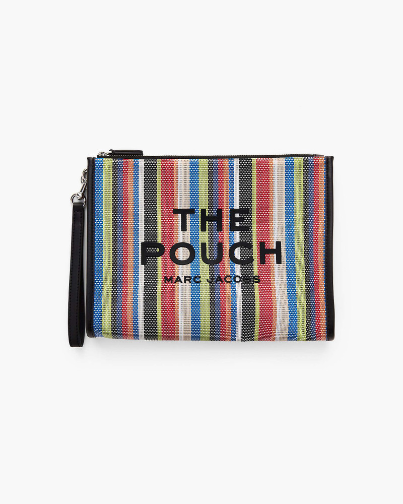 THE STRIPE MESH LARGE POUCH 1