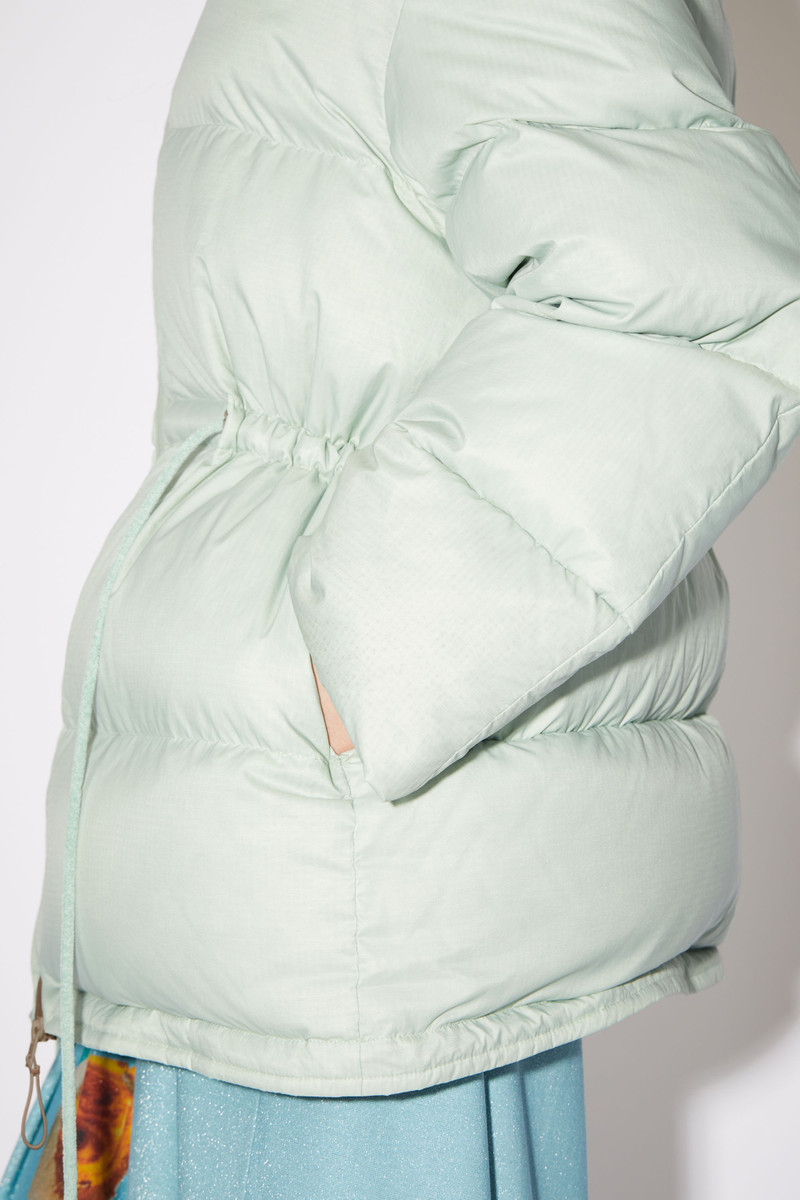 Hooded puffer jacket - Spearmint green 5