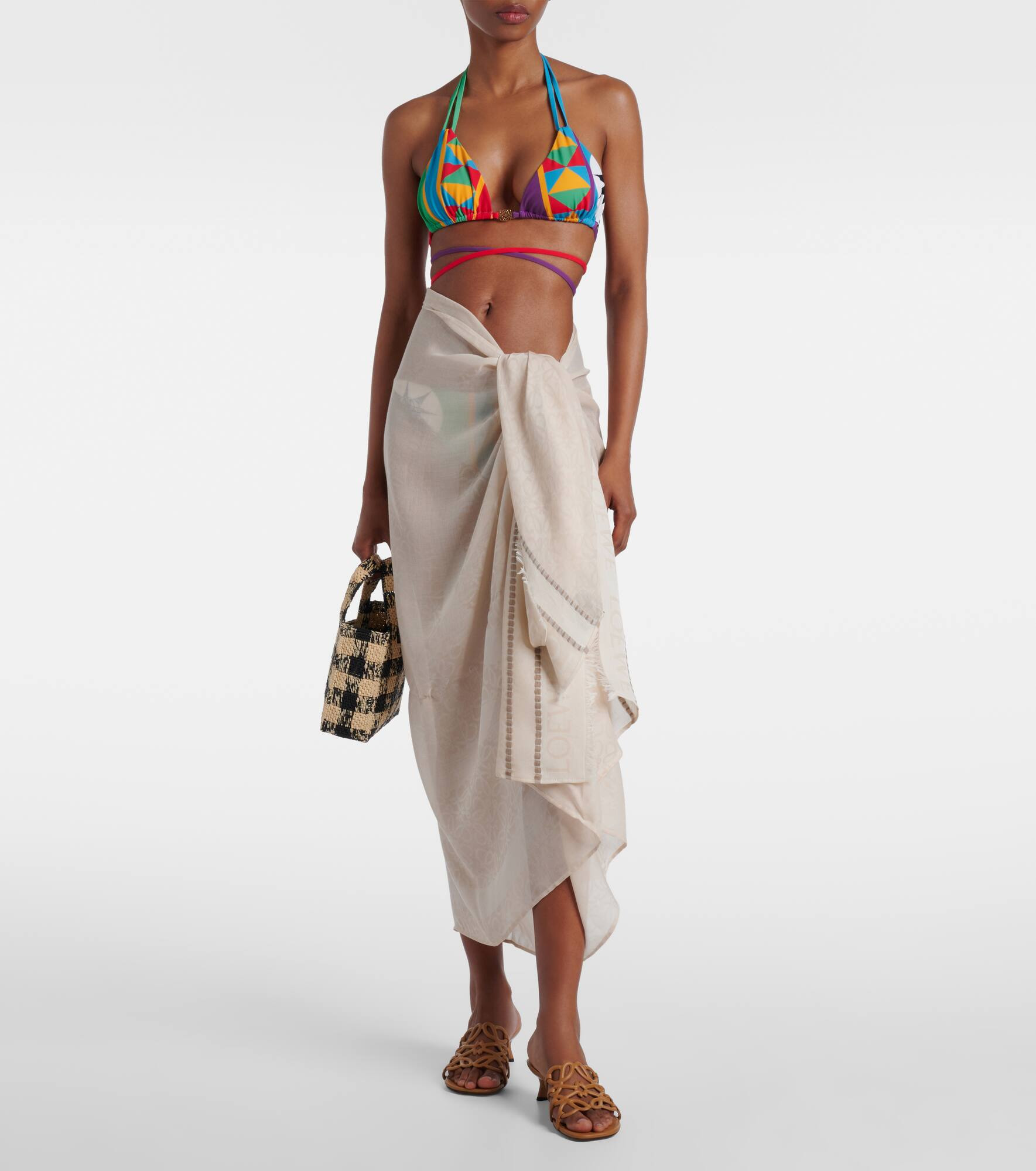 Anagram cotton beach cover-up - 2