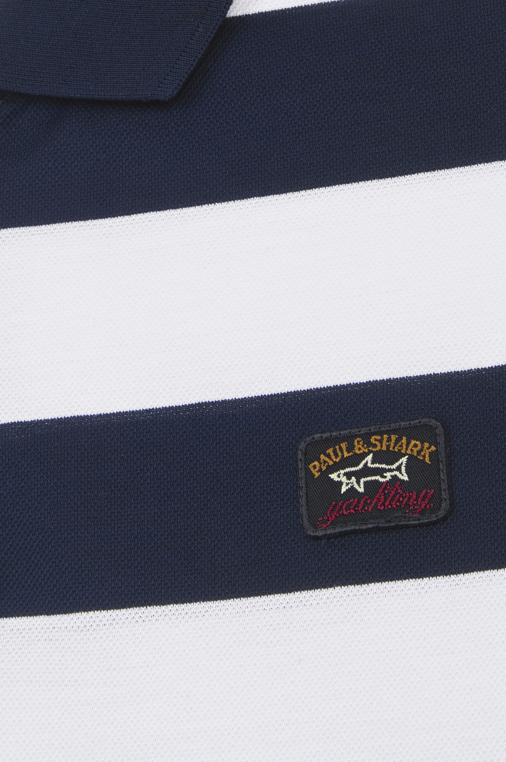 COTTON PIQUÉ POLO WITH ICONIC BADGE - 5
