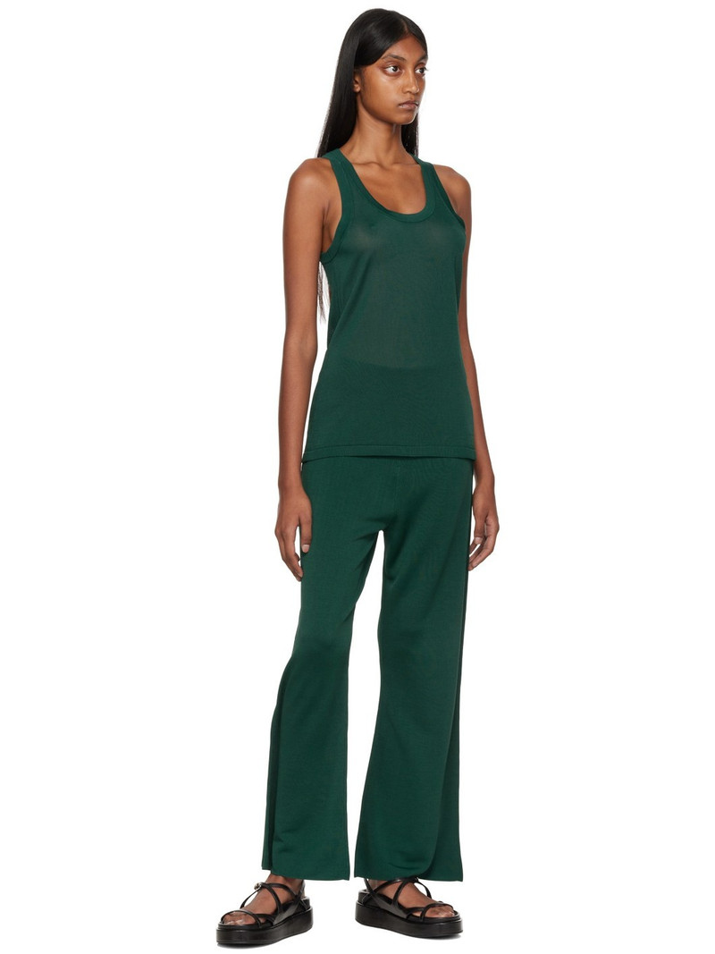 Studio Nicholson Arve jersey-knit flared trousers outlook