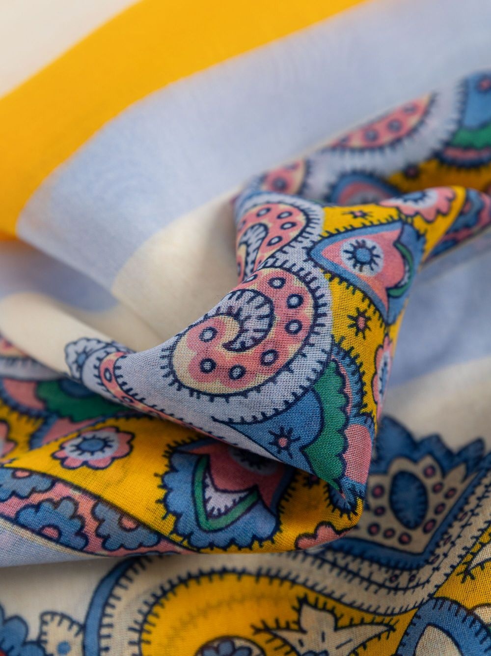 paisley-print scarf - 2