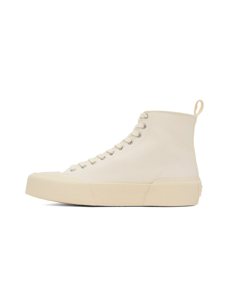 White High-Top Sneakers 3
