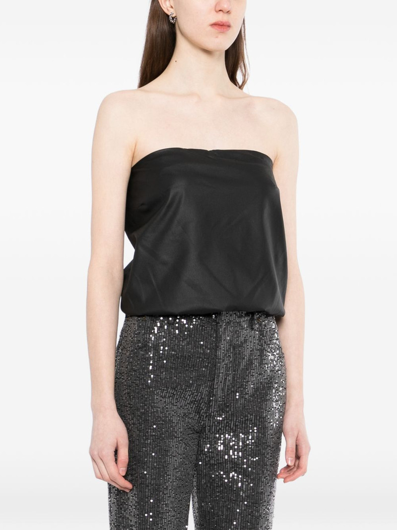 leather strapless top 3