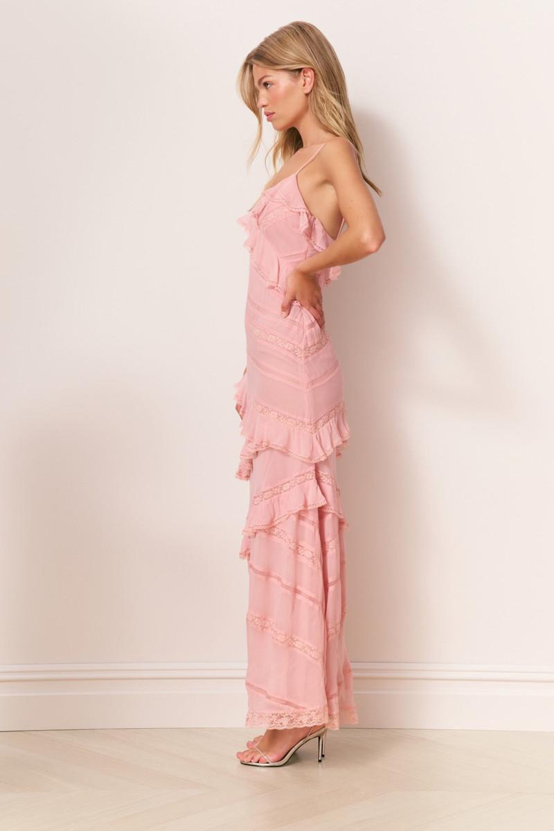 Louie Chiffon Ruffle Maxi Dress 5