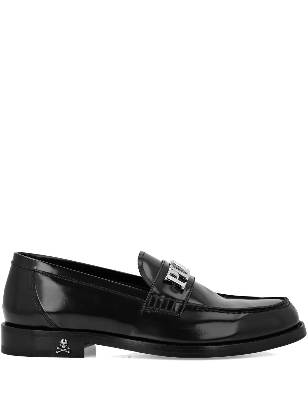 logo-plaque loafers - 1