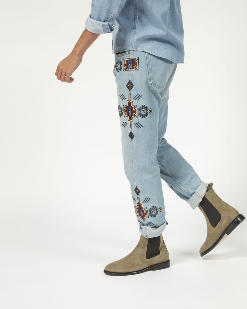 JASPER embroidered jeans - 3