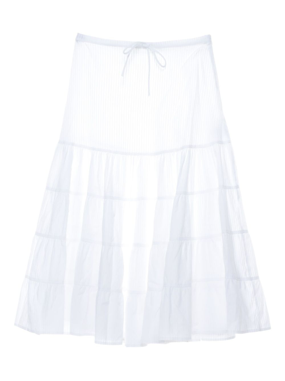 pleated midi skirt - 1