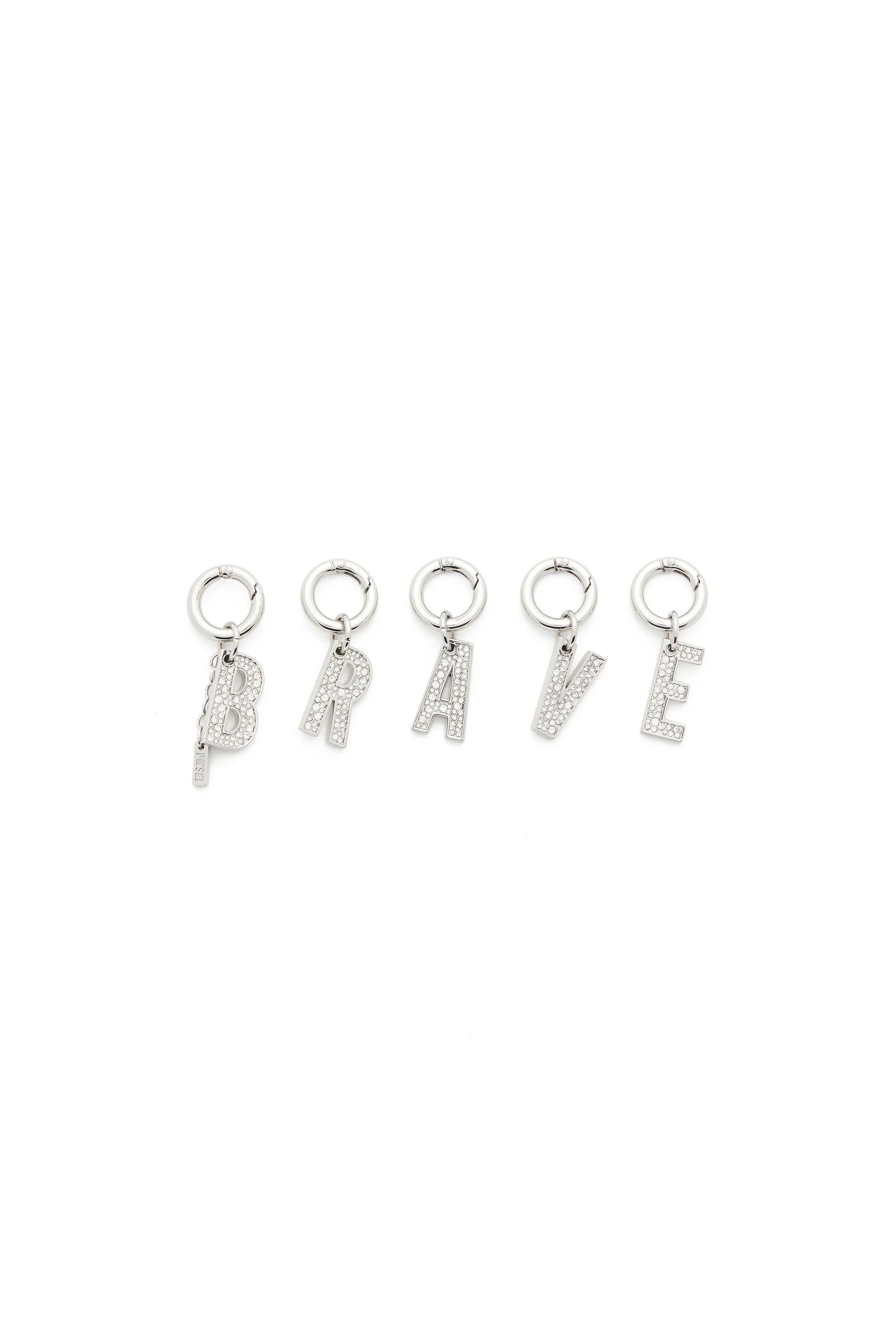 METAL BRAVE CHARMS WITH RHINESTONES - 1