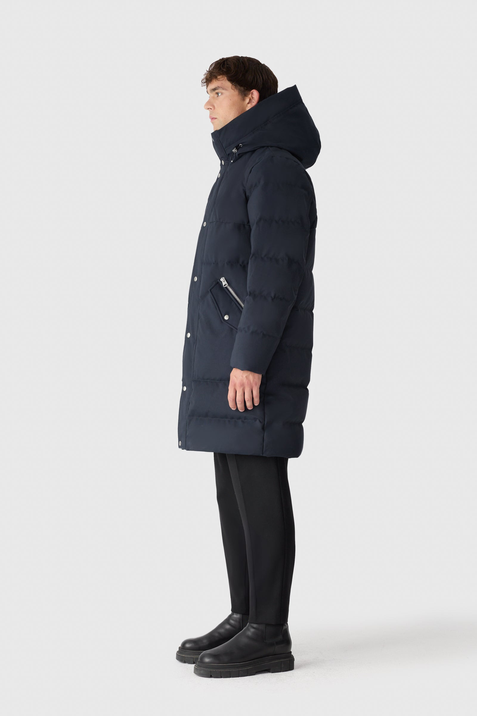 WERNER-Z Quilted Down Parka With Removable Bib - 3