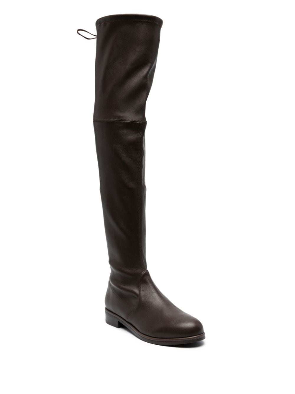 30mm tie-fastening thigh-high boots - 2