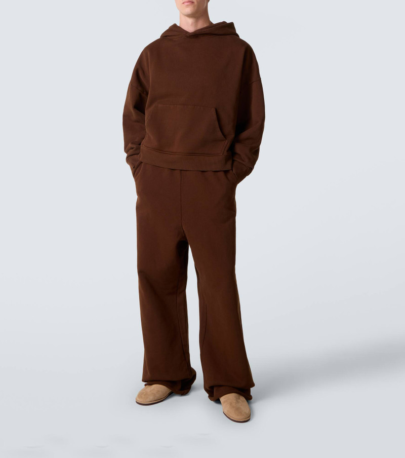 entire studios Cropped cotton hoodie outlook