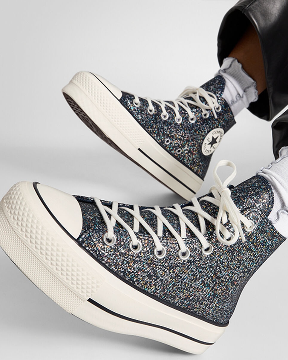 Chuck Taylor All Star Lift Platform Glitter - 10