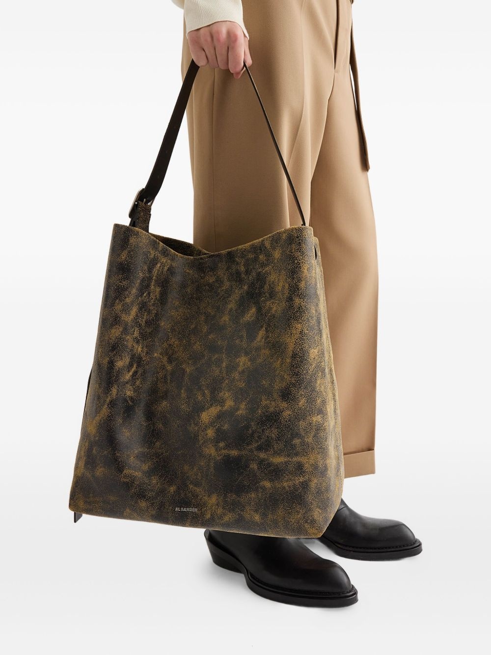 leather shoulder bag - 6