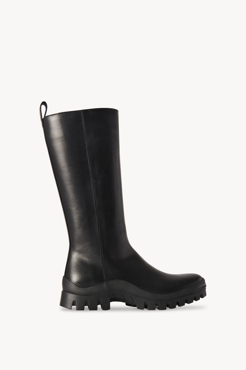 Greta Moto Boot in Leather 1