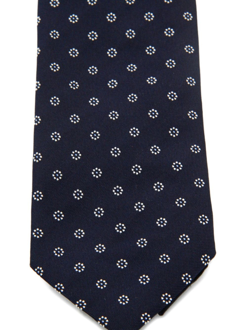 ZEGNA floral-pattern tie outlook