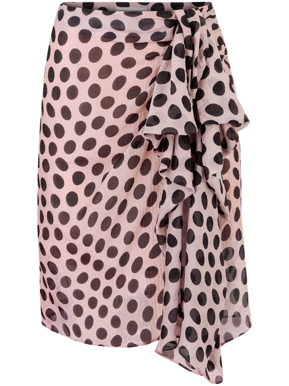 asymmetric bow skirt - 1