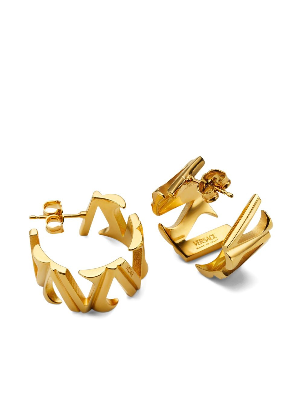 V-shape hoop earrings - 2