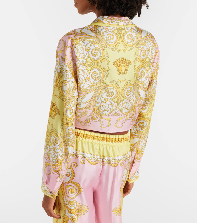 Barocco silk twill shirt 6